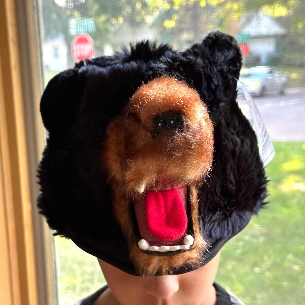 New / Unopened Faux Fur Bear Cap Hat